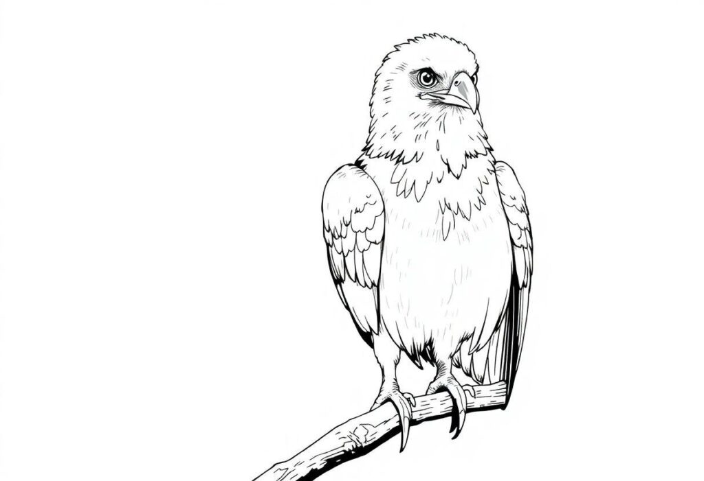 Águia Desenho Para Imprimir: A Majestade Das Aves De Rapina