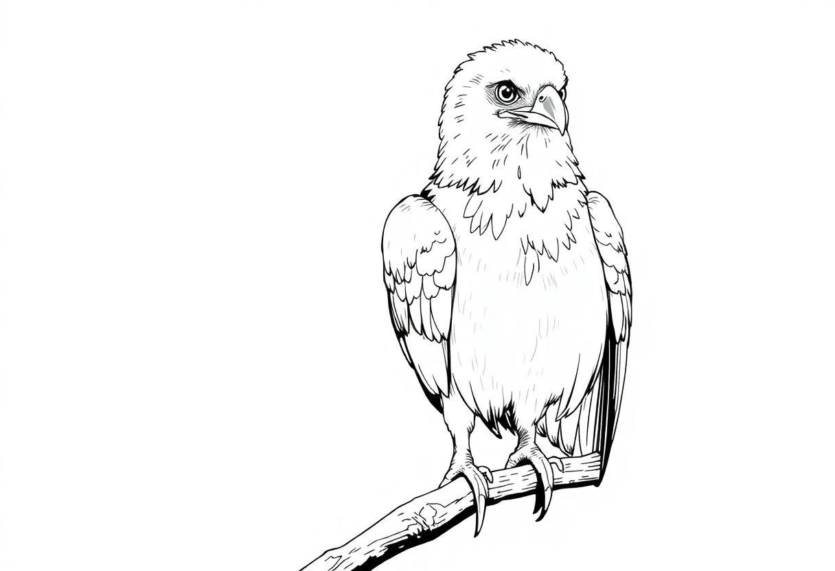 Águia Desenho Para Imprimir: A Majestade Das Aves De Rapina