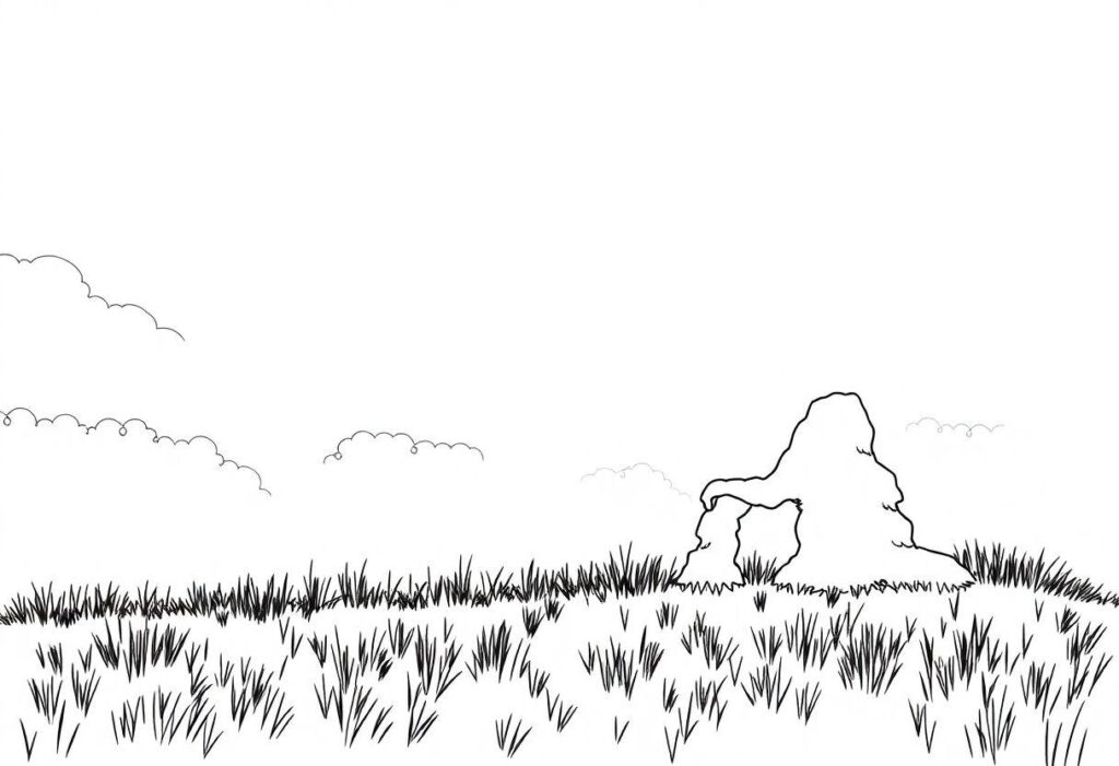 Arco Iris Desenho Para Imprimir: Nuvens E Potes De Ouro No Final