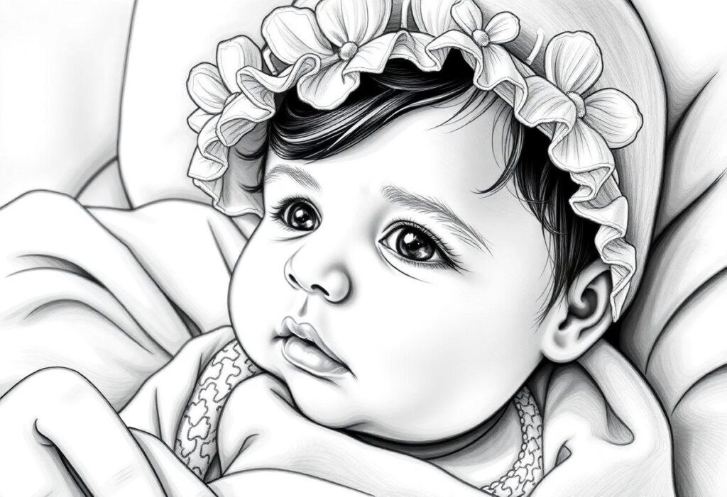 Bebê Reborn Desenho Para Imprimir: Realismo E Ternura Em Arte