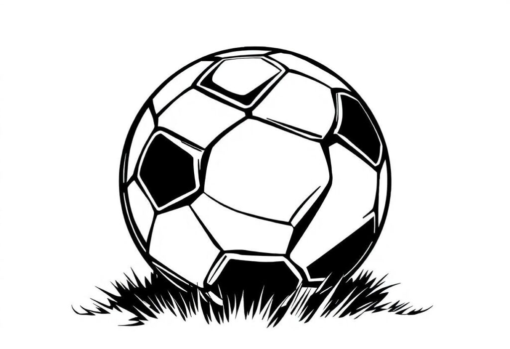 Bola De Futebol Desenho Para Imprimir: Paixão Nacional No Papel