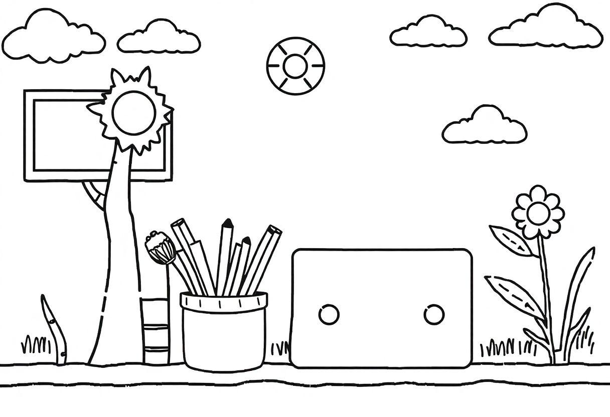 Capa De Caderno De Desenho Para Imprimir: Organize Seu Material Escolar