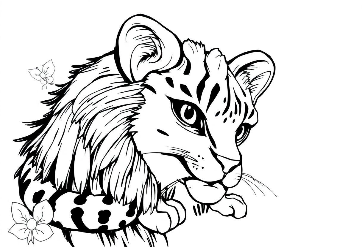 DESENHO PARA IMPRIMIR E PINTAR COM DETALHES INCRÍVEIS