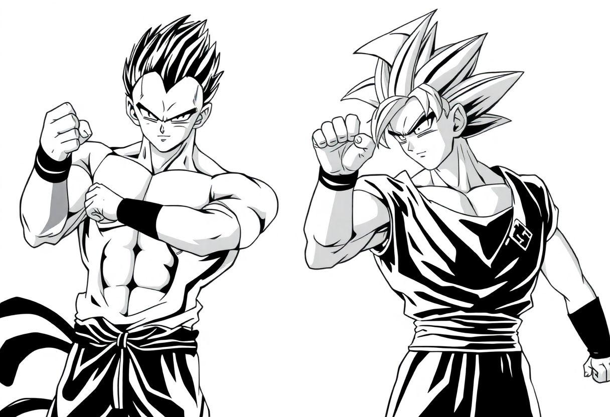 DESENHOS PARA COLORIR ANIME ONE PUNCH E DRAGON BALL