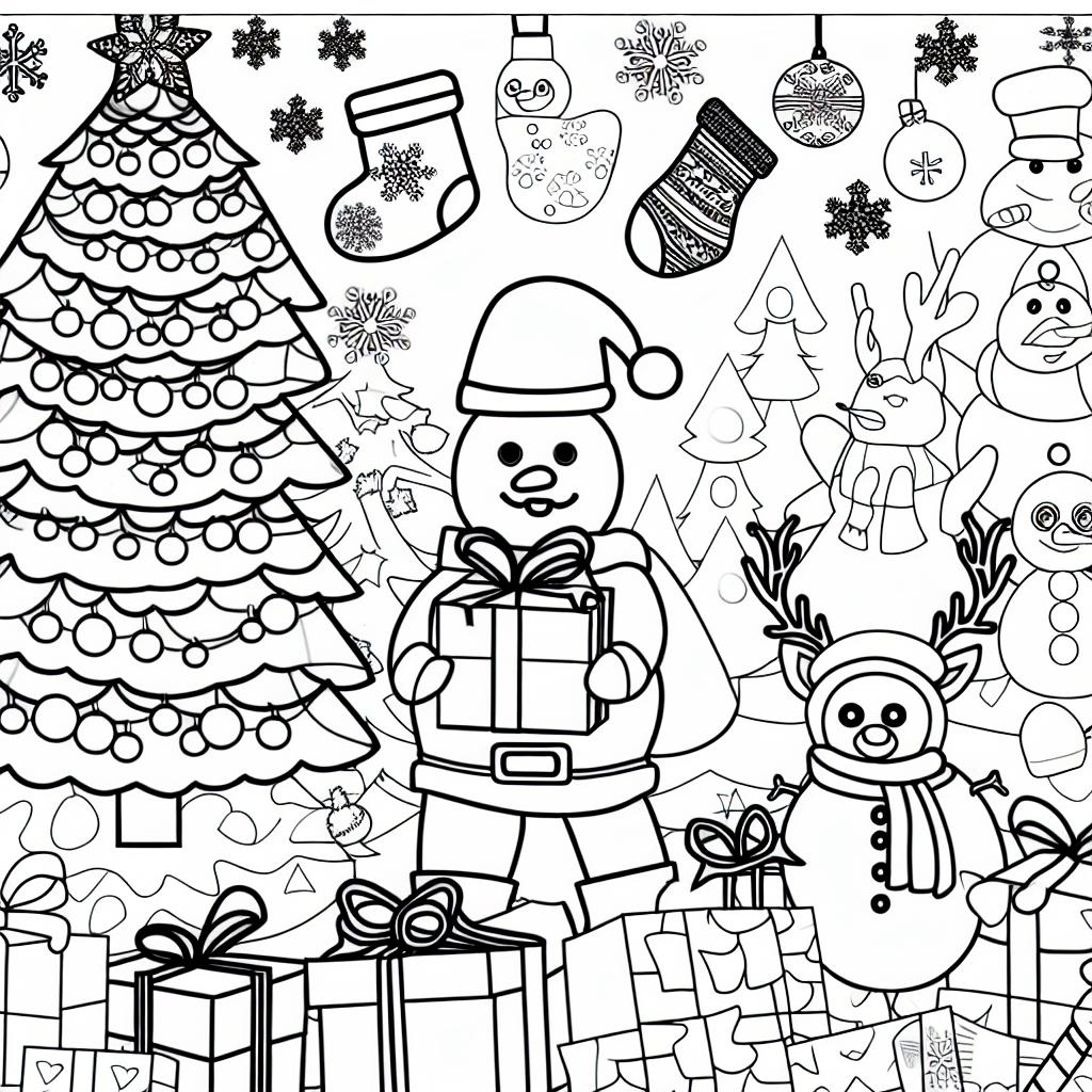 DESENHOS PARA COLORIR DE NATAL GRÁTIS PARA IMPRIMIR E SE DIVERTIR