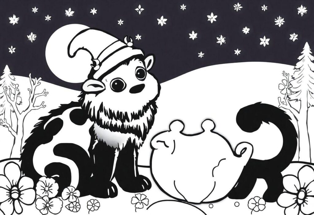 DESENHOS PARA COLORIR DE NATAL PARA IMPRIMIR E ENFEITAR