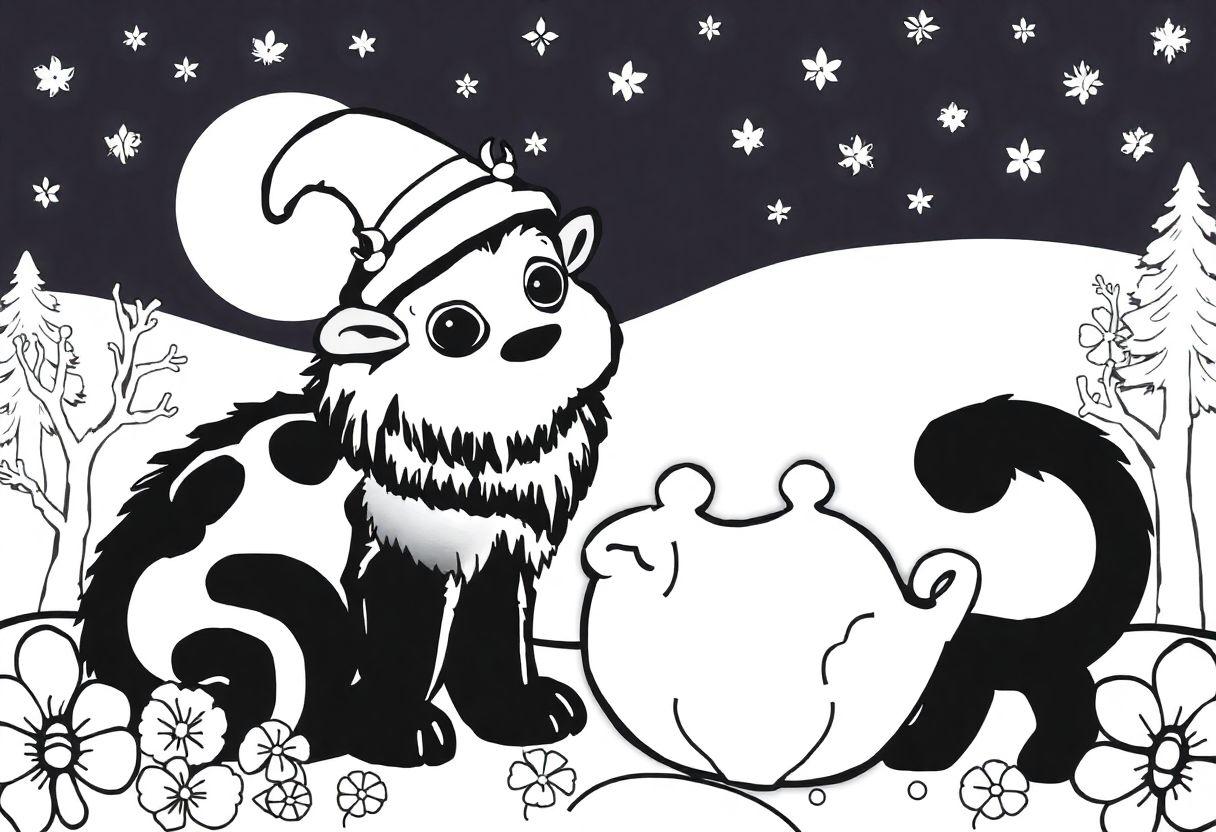 DESENHOS PARA COLORIR DE NATAL PARA IMPRIMIR E ENFEITAR