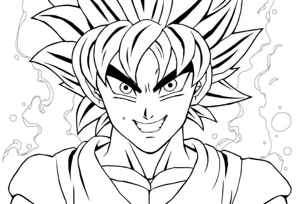 DESENHOS PARA COLORIR DRAGON BALL Z LUTAS ÉPICAS
