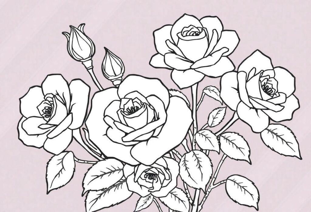 DESENHOS PARA COLORIR FLORES MANDALAS E ROSAS