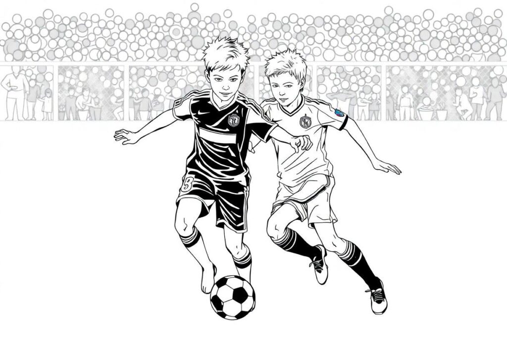 DESENHOS PARA COLORIR FUTEBOL TIMES E JOGADORES