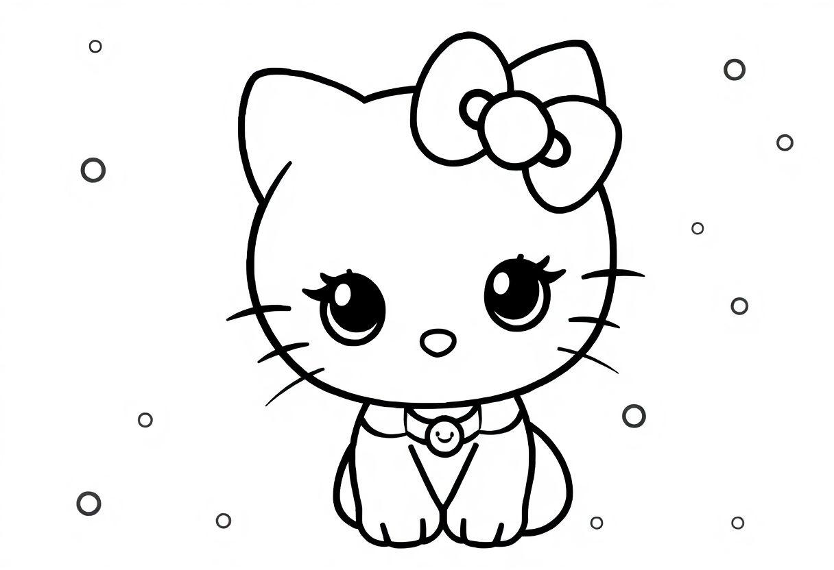 DESENHOS PARA COLORIR HELLO KITTY SANRIO CUTE