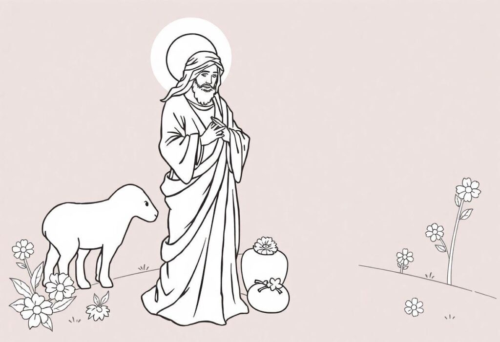 DESENHOS PARA COLORIR JESUS CRISTO E DISCÍPULOS
