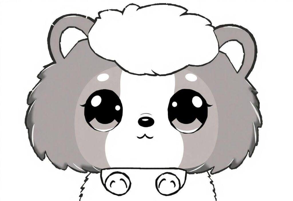 DESENHOS PARA COLORIR KAWAII CHIBI E FOFURAS