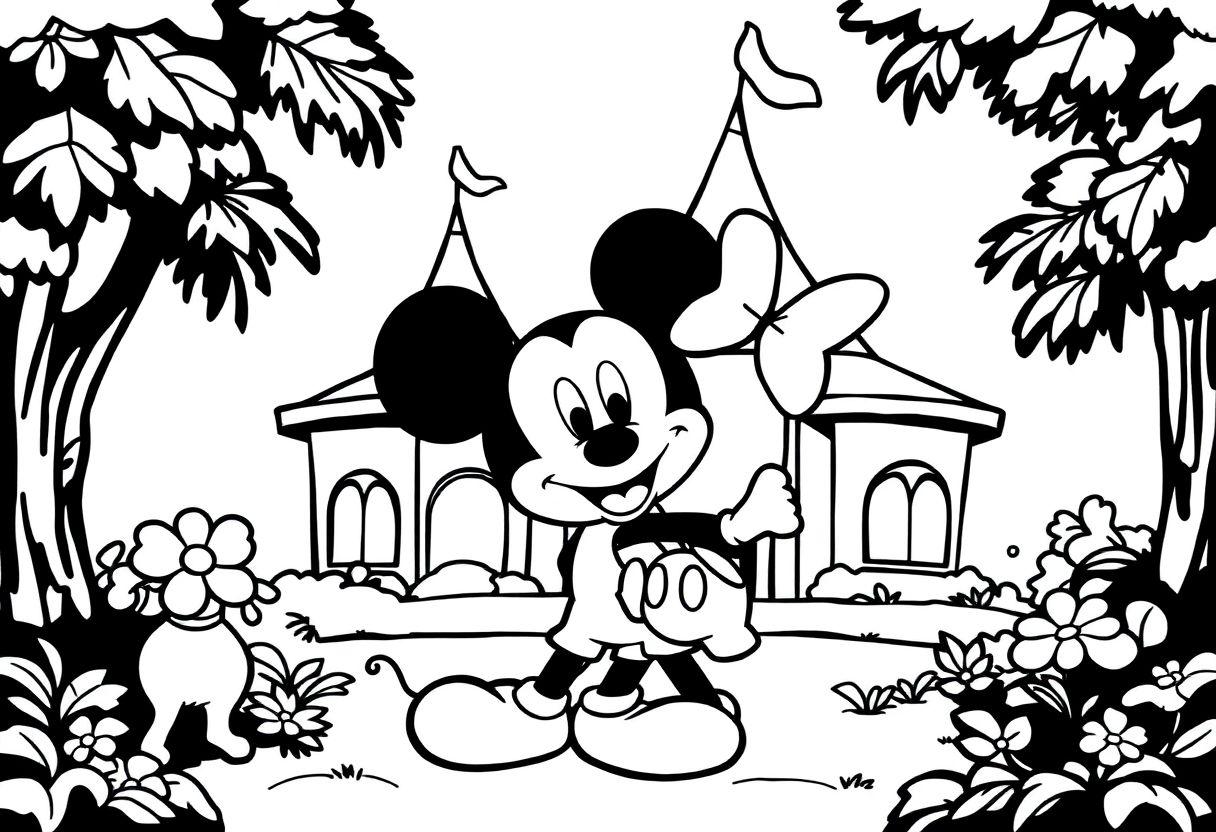 DESENHOS PARA COLORIR MICKEY MOUSE CLUBHOUSE