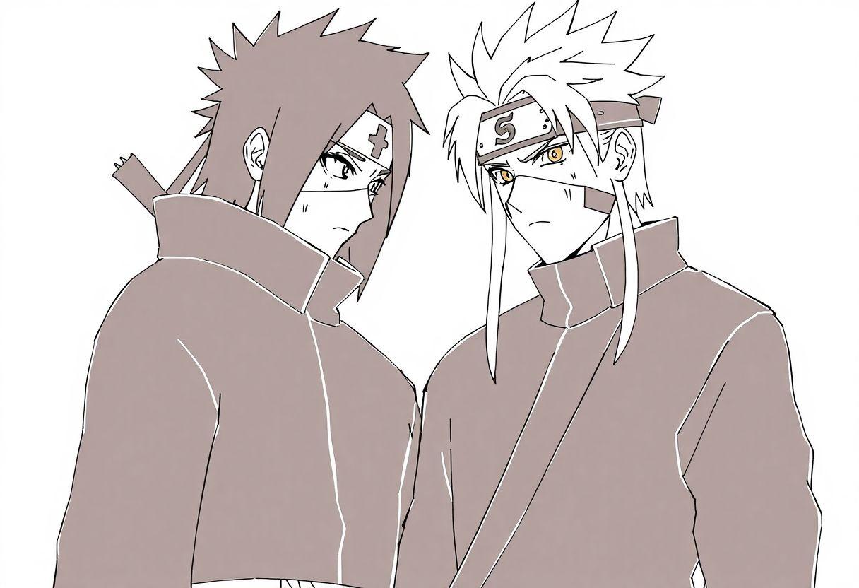 DESENHOS PARA COLORIR NARUTO UZUMAKI E SASUKE
