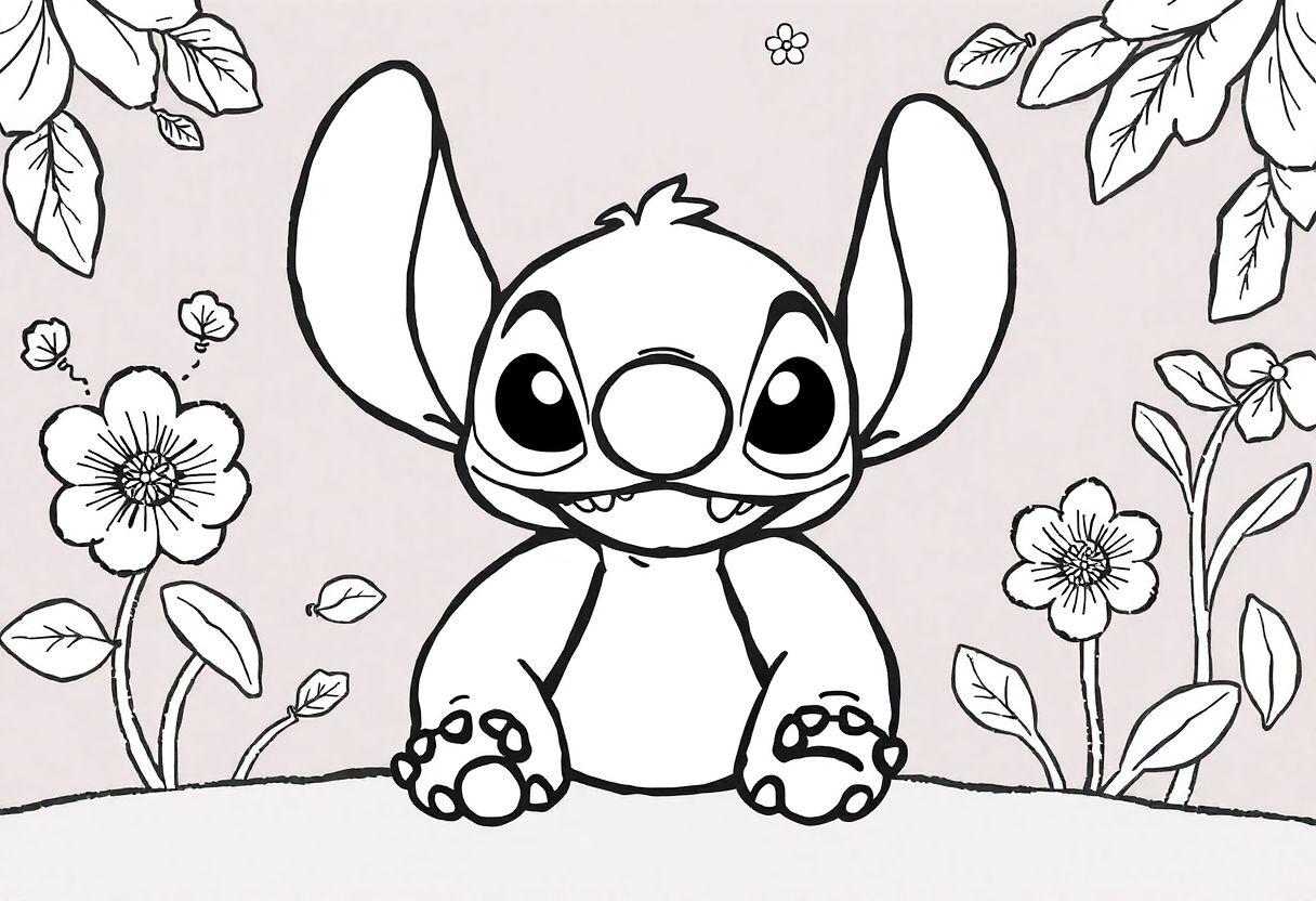 DESENHOS PARA COLORIR STITCH FOFINHO PARA IMPRIMIR