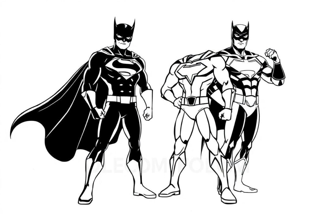 DESENHOS PARA COLORIR SUPER HEROIS VINGADORES E LIGA