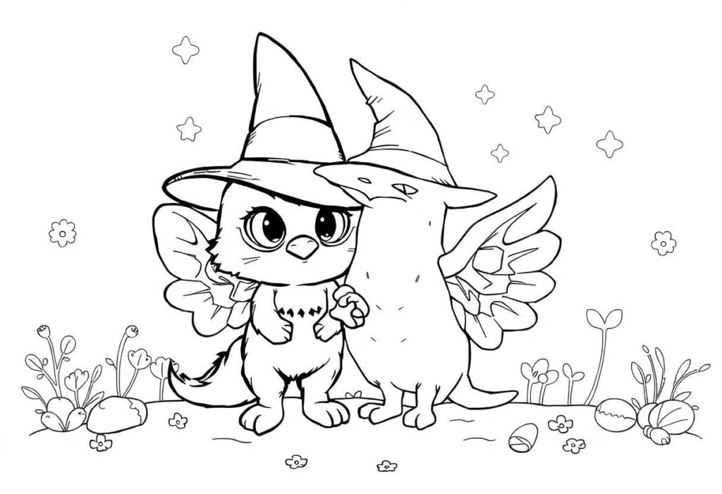 DESENHOS PARA COLORIR UNICÓRNIO FOFOS E MAGICOS