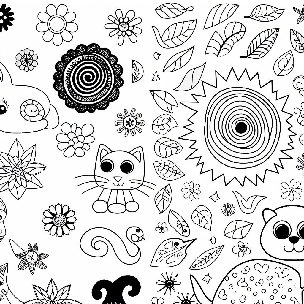 DESENHOS PARA PINTAR E IMPRIMIR COM TEMAS VARIADOS PARA CRIANÇAS