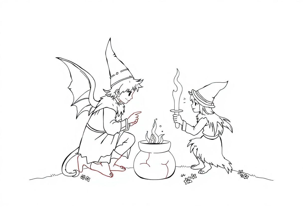 Desenho De Arco Íris Para Imprimir: Potinhos De Ouro E Duendes