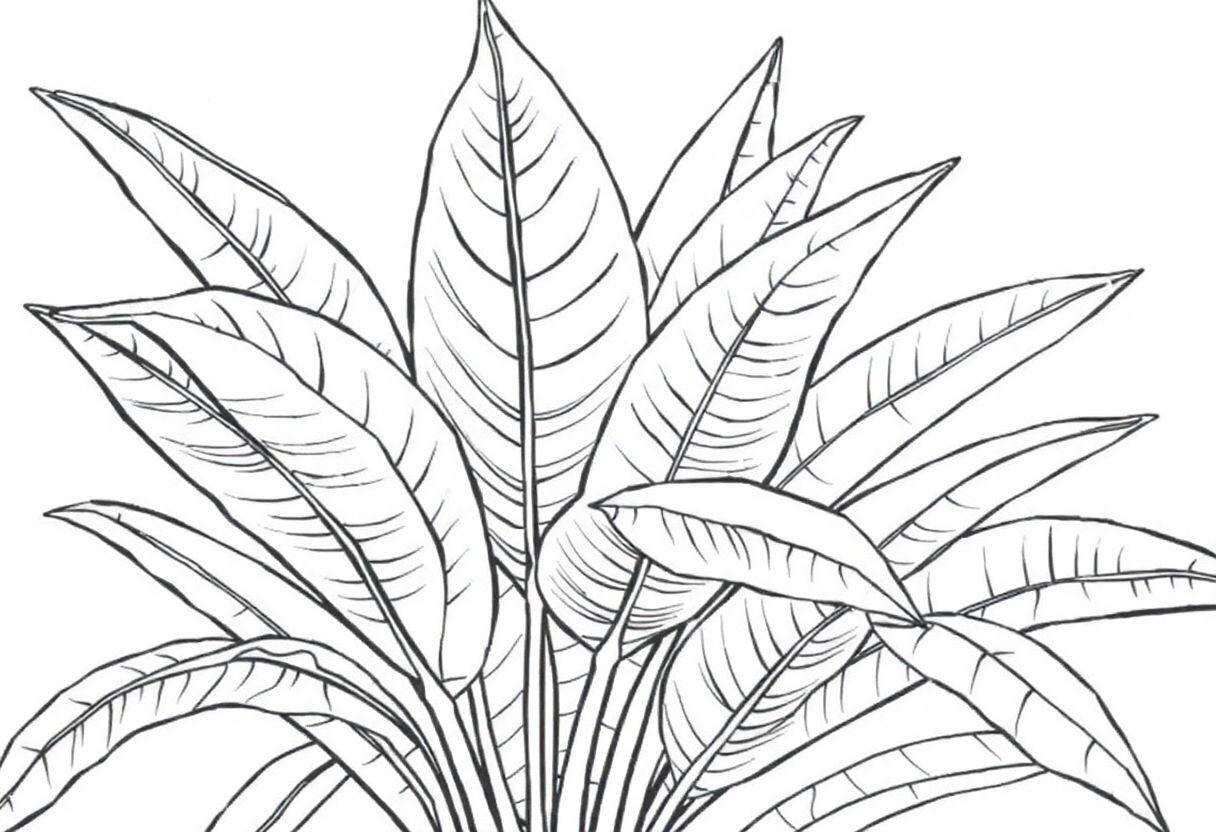 Desenho De Árvore Para Colorir É Imprimir: Natureza Simples E Bela