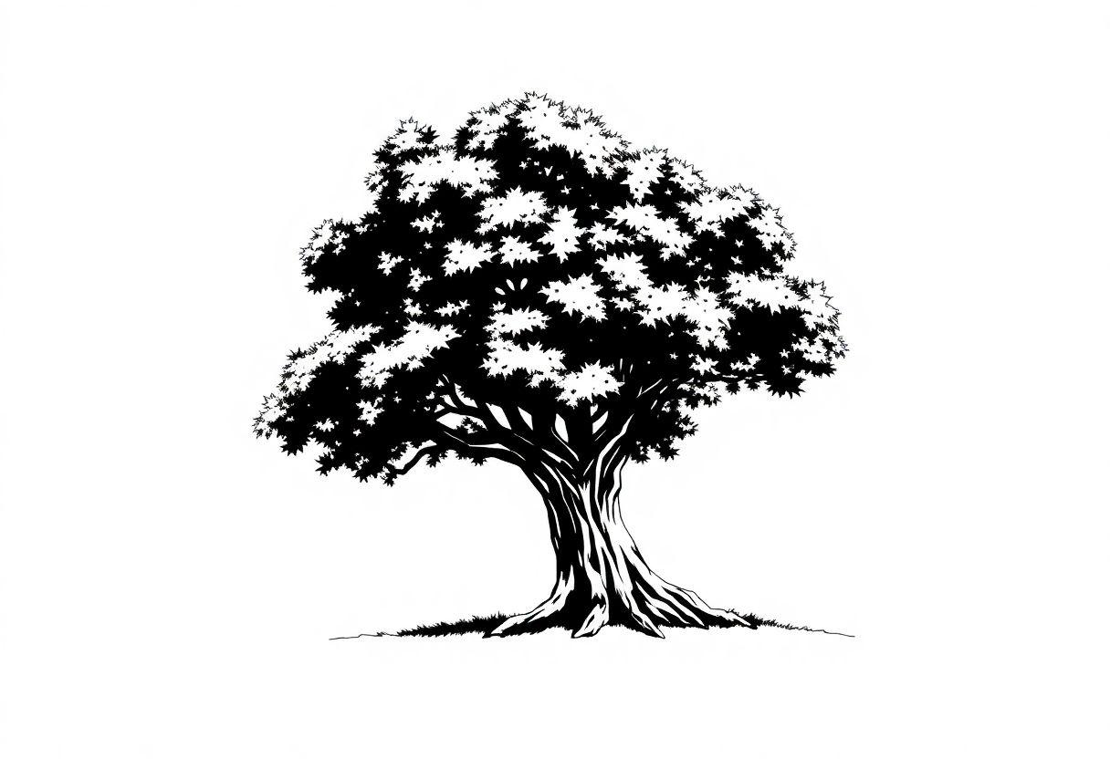 Desenho De Árvore Seca Para Imprimir: Cenários De Outono E Inverno