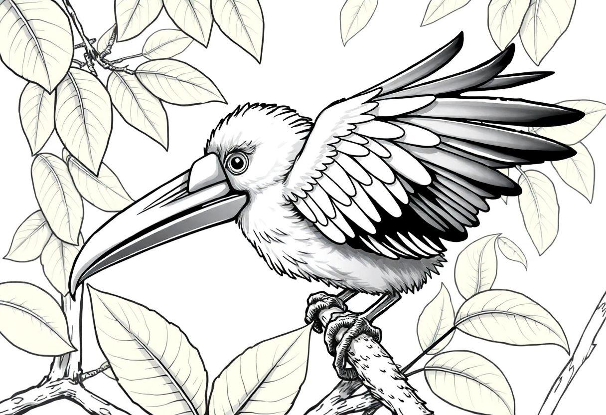 Desenho De Galho De Árvore Para Imprimir: Detalhes Da Natureza