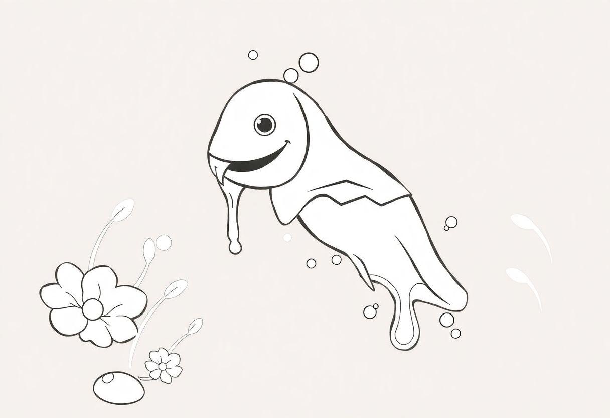 Desenho De Gota De Água Para Imprimir: Formatos Fofos E Educativos