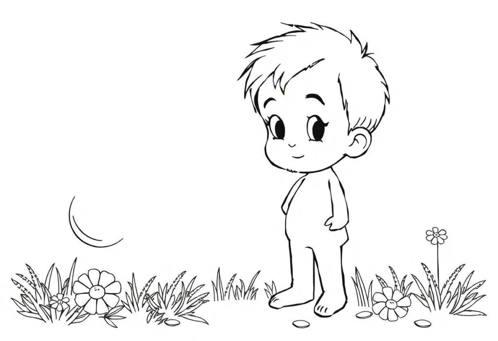 Desenho De Índio Colorido Para Imprimir: Modelo Para Recorte