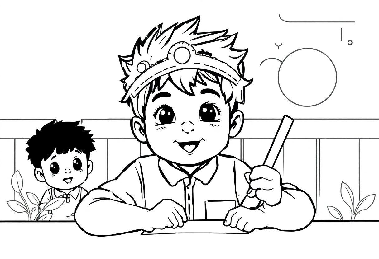 Desenho De Índio Para Imprimir E Colorir: Dia Do Índio Na Escola