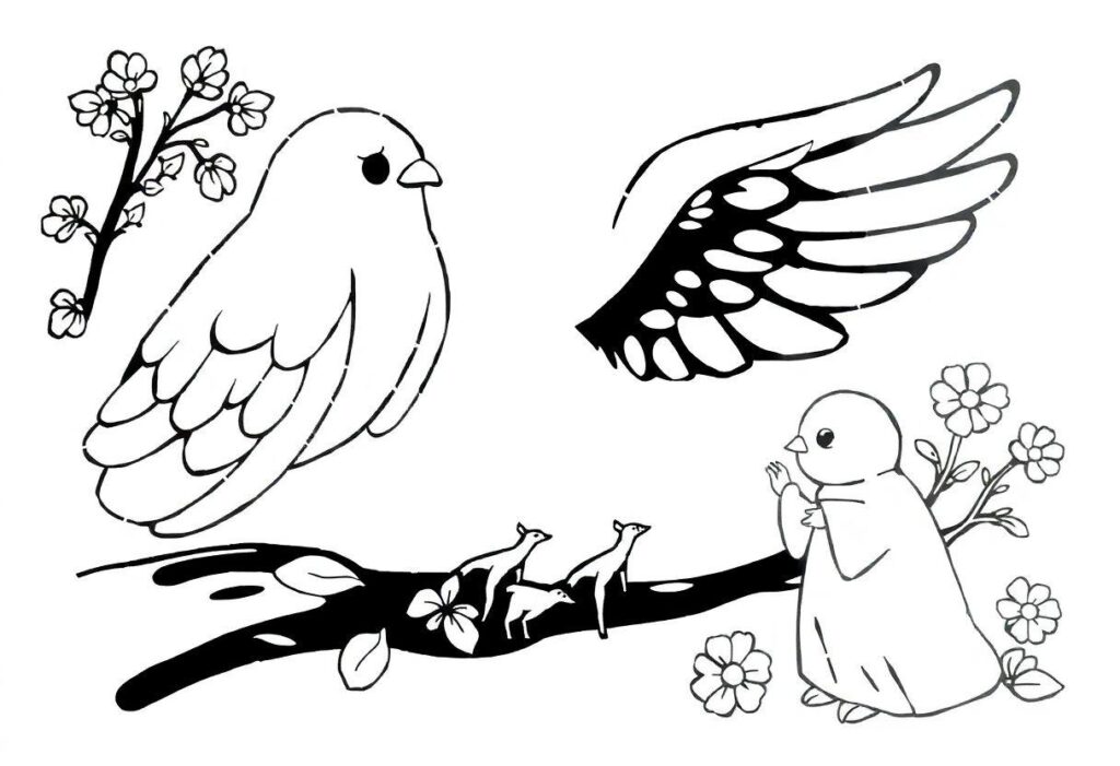 Desenho De Ovelha É Pastor Para Imprimir: Temas Religiosos Infantis