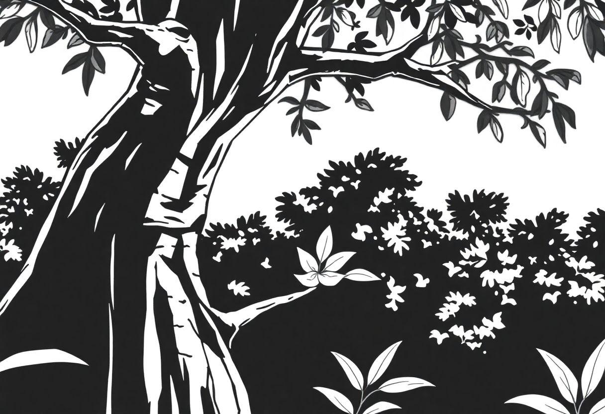 Desenho Para Imprimir Árvore: A Natureza Em Suas Mãos