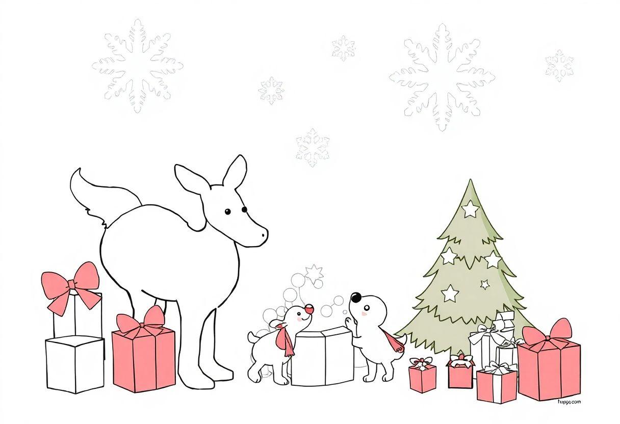 Desenho Para Imprimir Árvore De Natal: Símbolos Natalinos Para A Família