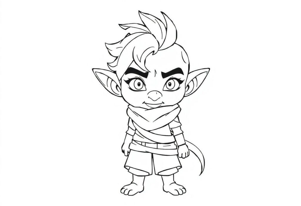 Desenho Para Imprimir Avatar World: Personagens Do Jogo Do Momento