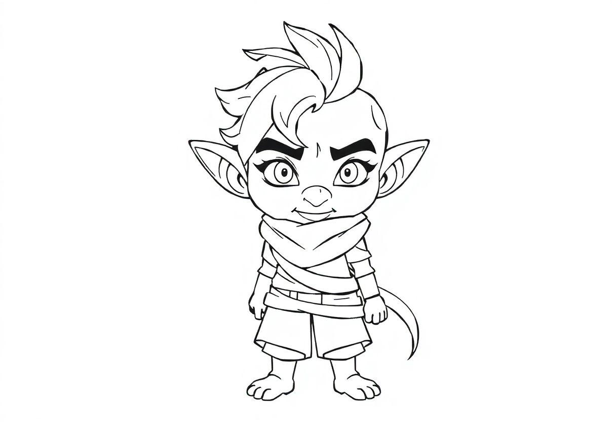 Desenho Para Imprimir Avatar World: Personagens Do Jogo Do Momento