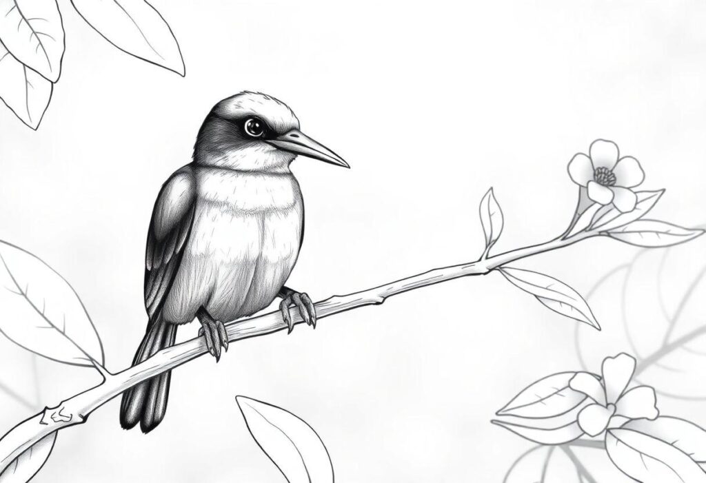 Desenho Para Imprimir Borboleta: Asas Coloridas E Natureza