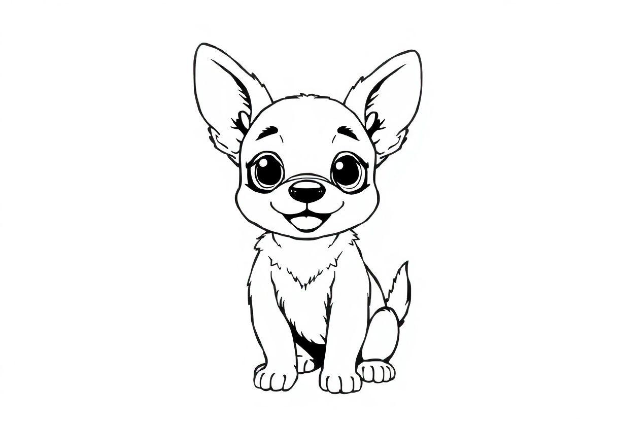 Desenho Para Imprimir Cachorro: Raças Diversas E Filhotes