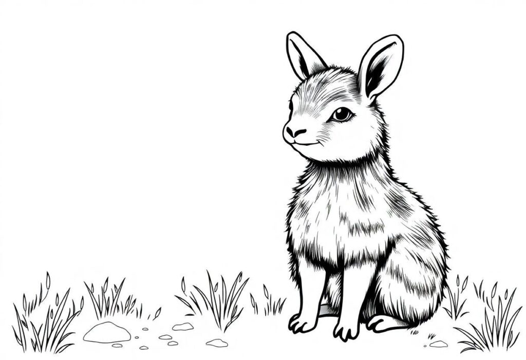 Desenho Para Imprimir Capivara: A Fofura Brasileira Para Pintar