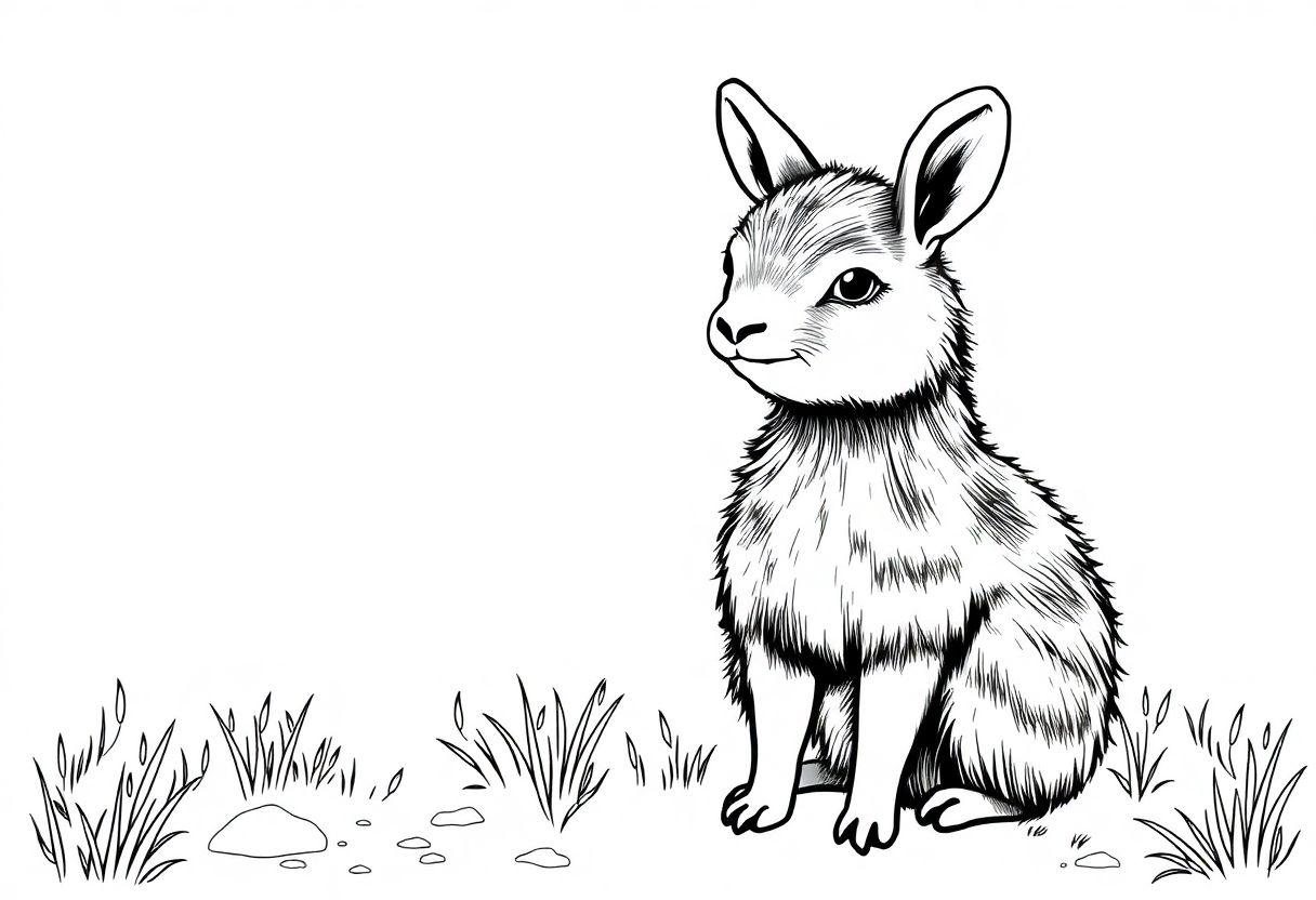 Desenho Para Imprimir Capivara: A Fofura Brasileira Para Pintar