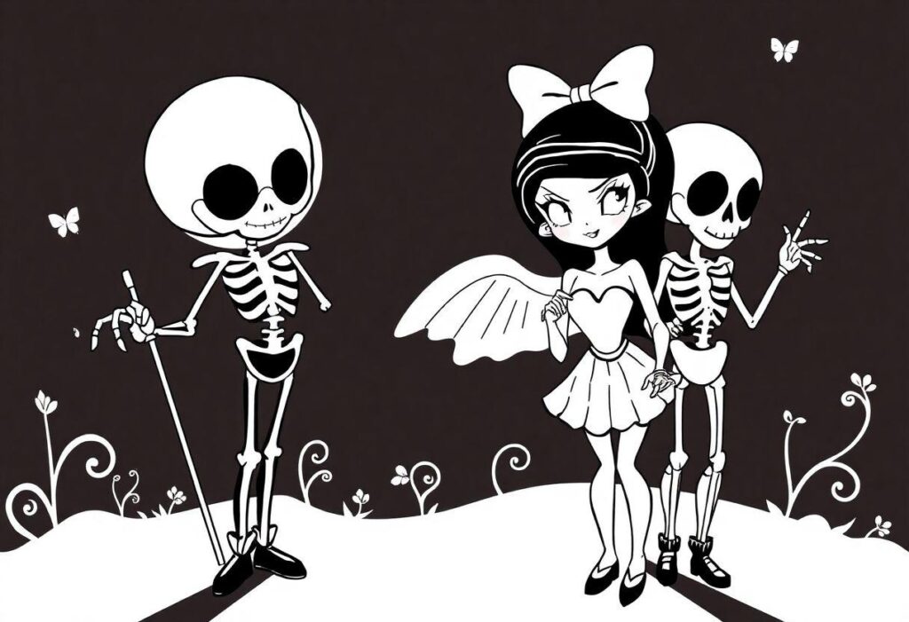 Desenho Para Imprimir De Menina: Bonecas E Personagens Femininas