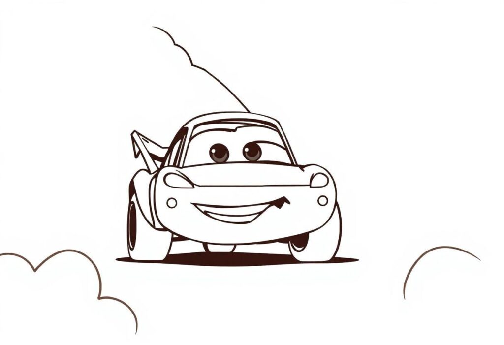 Desenho Para Imprimir Dos Carros: O Filme Da Disney Pixar