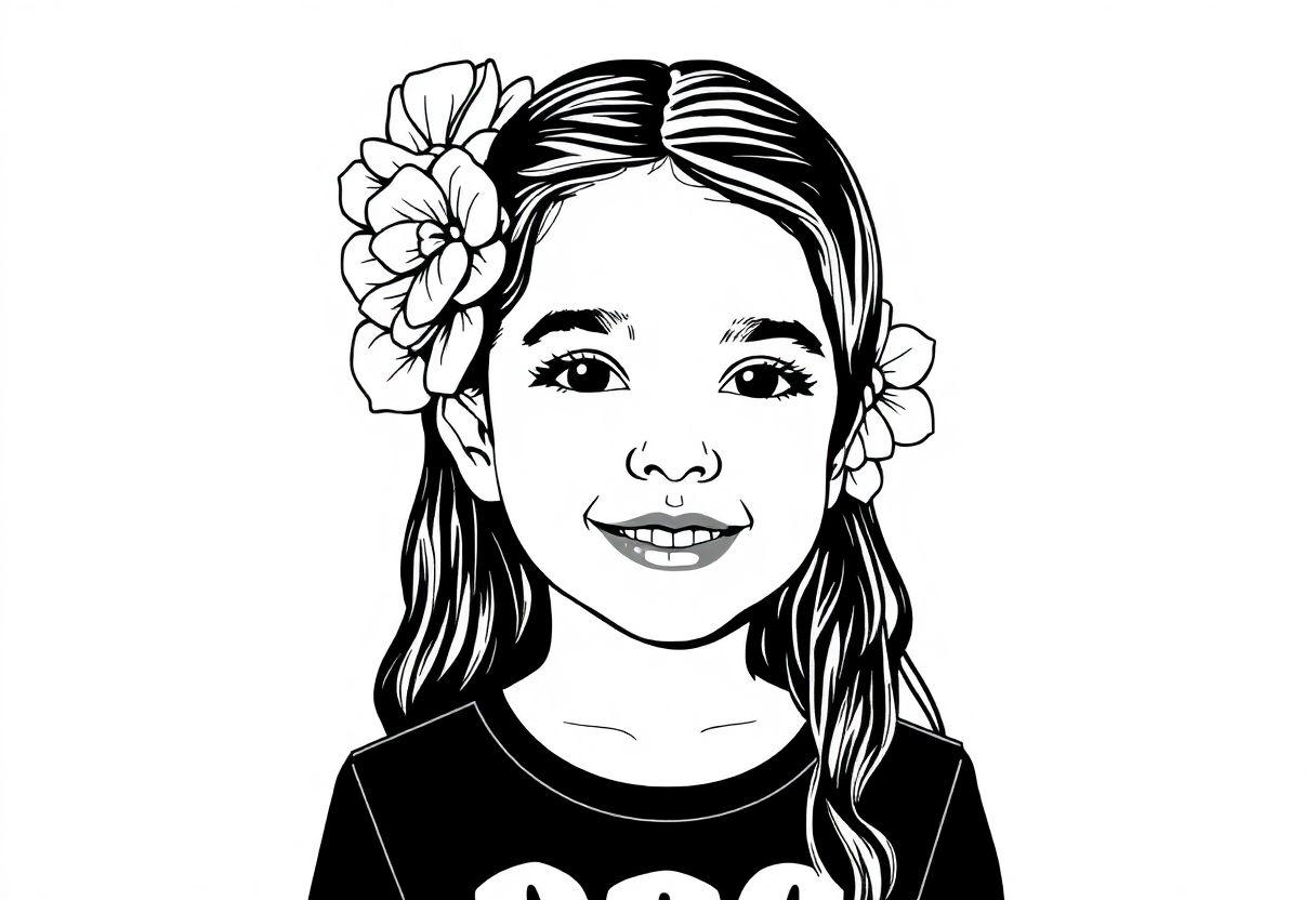 Desenho Para Imprimir Emilly Vick: A Influenciadora Em Desenho