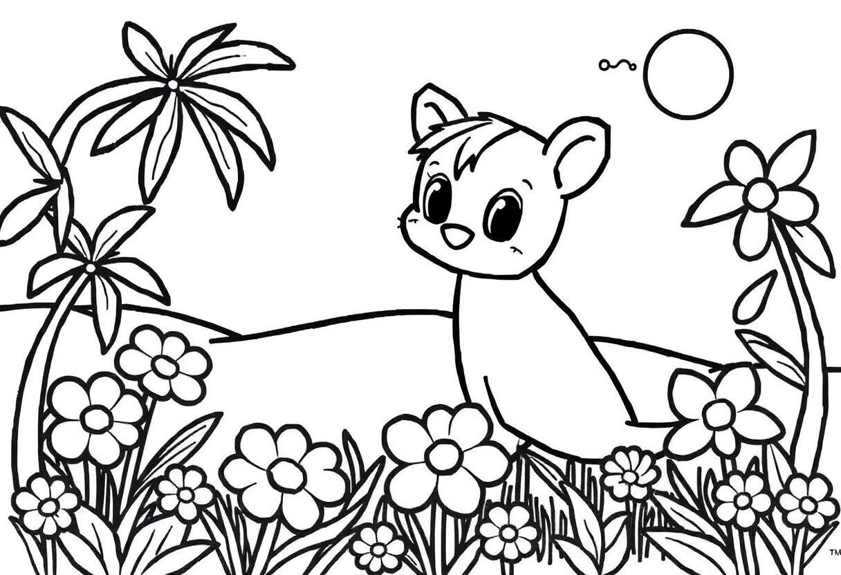 Desenho Para Imprimir Fácil: Traços Simples Para Crianças