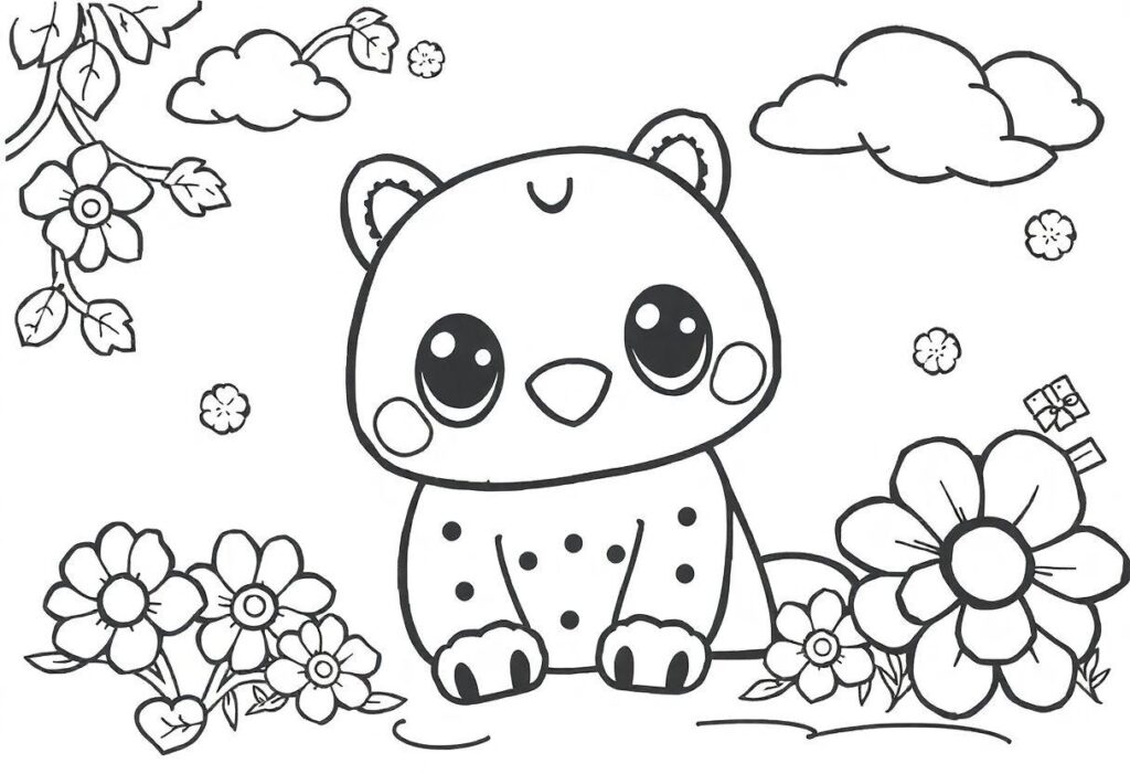 Desenho Para Imprimir Fofo: Estilo Kawaii E Cute