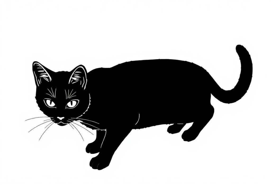 Desenho Para Imprimir Gato: Felinos Fofos E Travessos