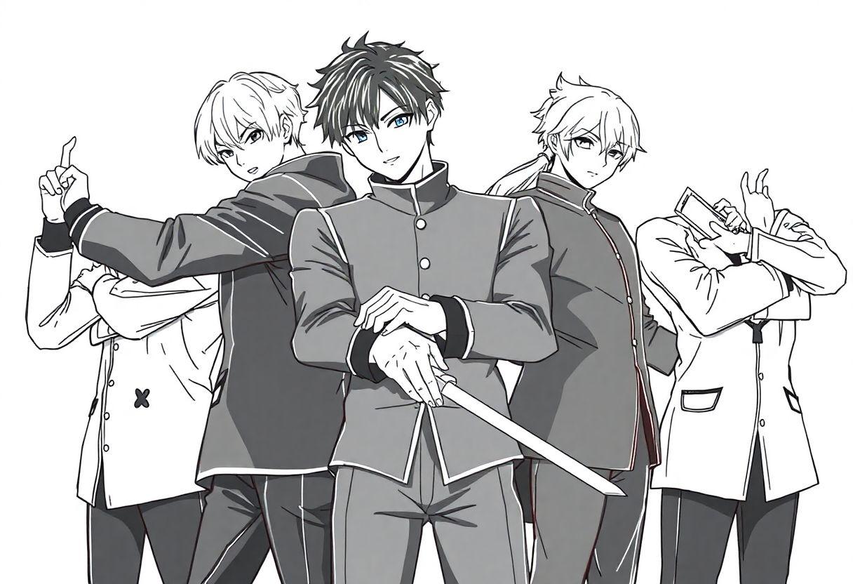 Desenho Para Imprimir Guerreiras Do K-pop: Grupos Famosos Em Anime