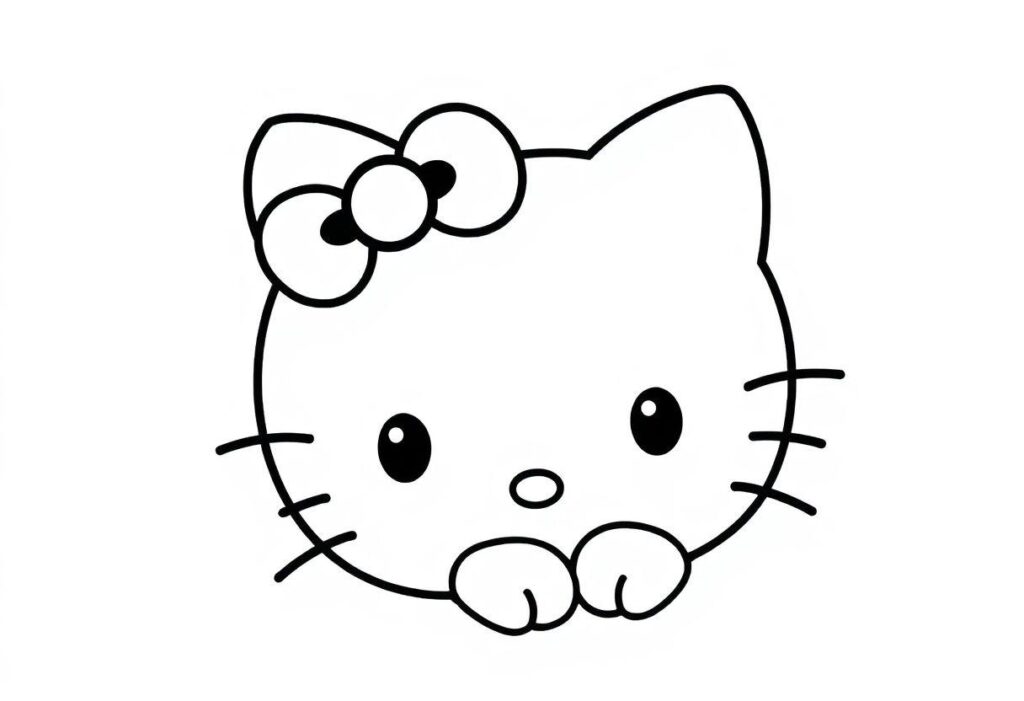 Desenho Para Imprimir Hello Kitty: A Gatinha Mais Amada Do Mundo