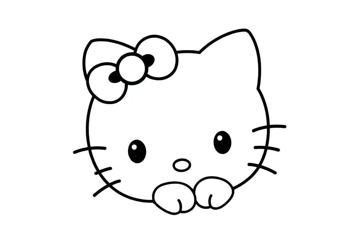 Desenho Para Imprimir Hello Kitty: A Gatinha Mais Amada Do Mundo