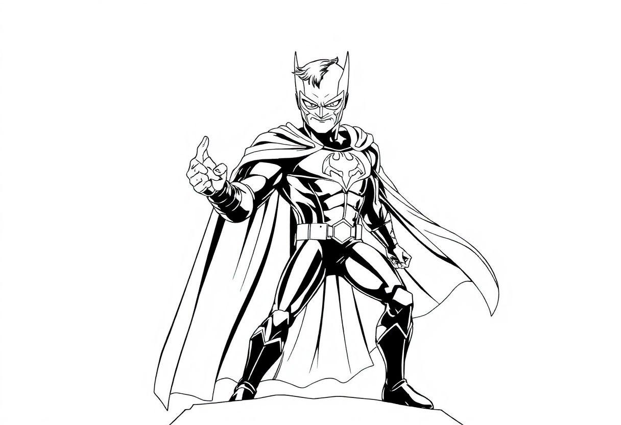 Desenho Para Imprimir Herois: Liga Da Justiça E Vingadores