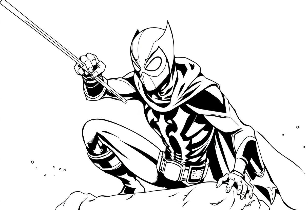 Desenho Para Imprimir Homem Aranha: O Herói Da Vizinhança No Papel